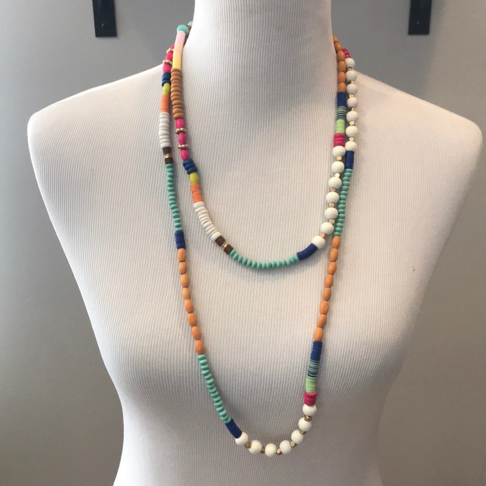 Multi-Colored Beaded Necklace